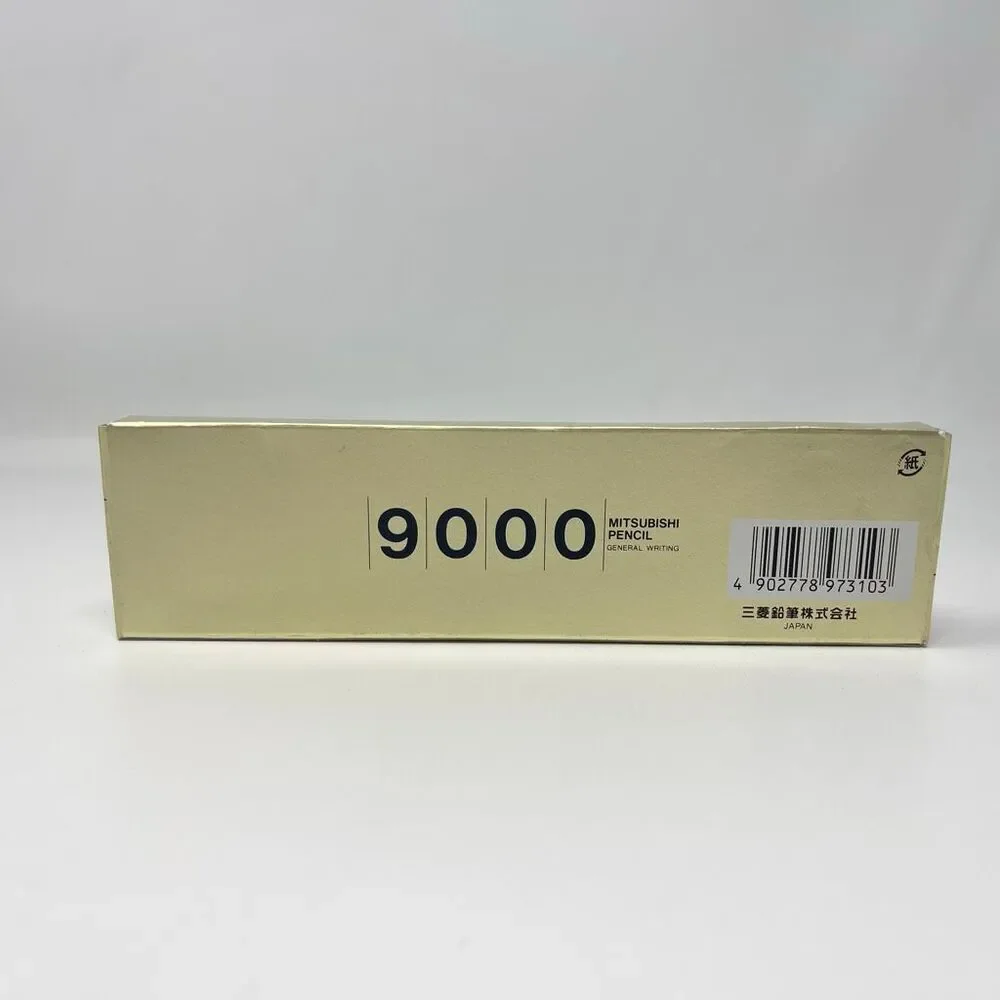 Mitsubishi Pencil 9000 HB 12 Pencils Animation Drawing Made In Japan Open Box